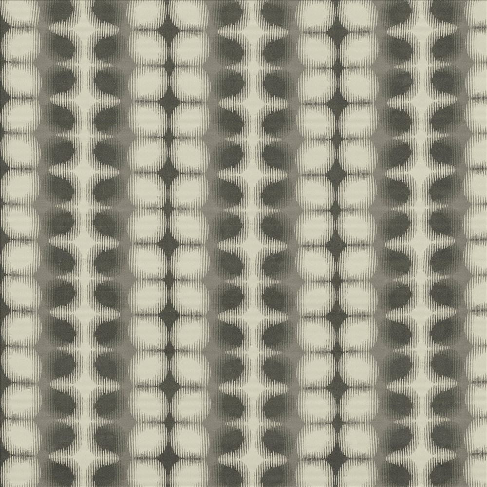 Optics Slate by Kasmir Designer Fabric 5118 100% Polyester
 USA 30,000 Wyzenbeek Double Rubs </p><p>Repeat: Horizontal: 14 2/8 inches and Vertical: 5 4/8 inches 53 - Swanky Fabrics -