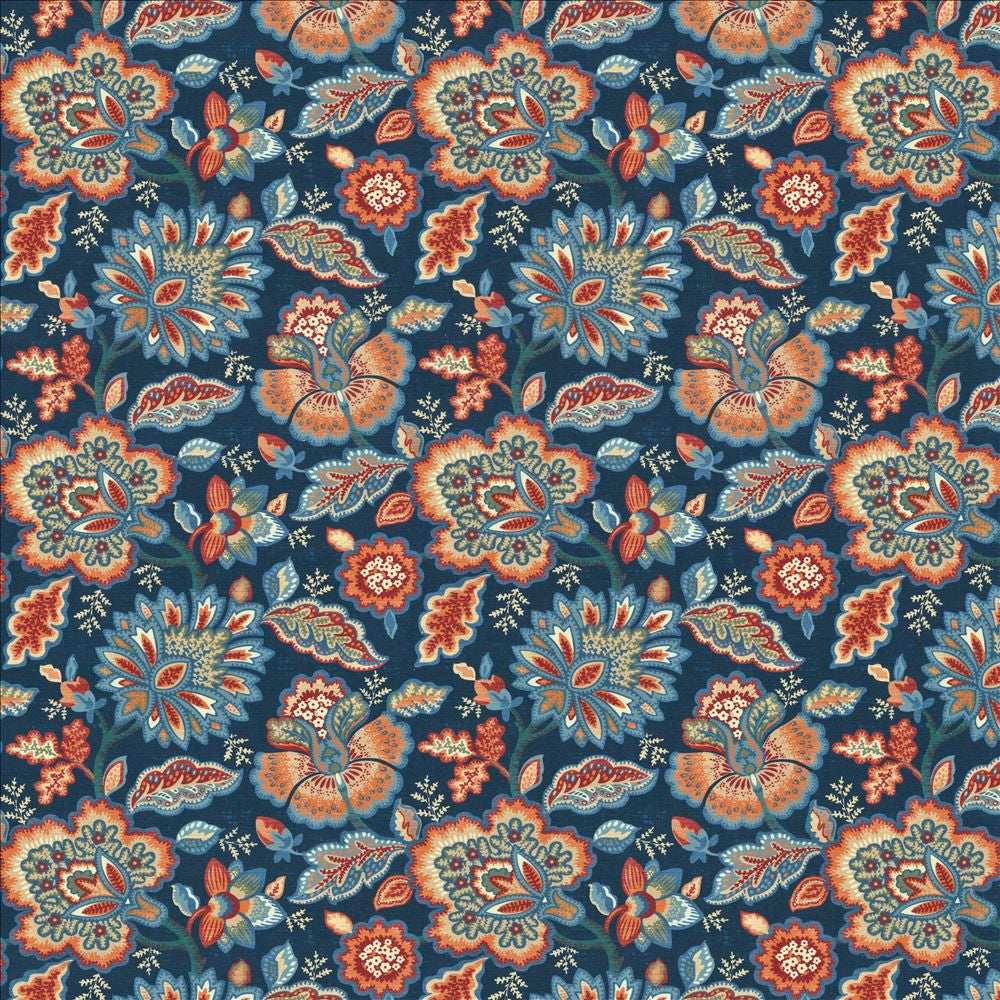 Orchard Street Navy by Kasmir Designer Fabric 1458 55% Linen
45% Cotton
 CHINA 12,500 Wyzenbeek Double Rubs </p><p>Repeat: Horizontal: 13 4/8 inches and Vertical: 13 4/8 inches 54 - Swanky Fabrics -