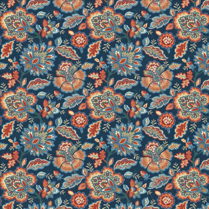 Orchard Street Navy by Kasmir Designer Fabric 1458 55% Linen
45% Cotton
 CHINA 12,500 Wyzenbeek Double Rubs </p><p>Repeat: Horizontal: 13 4/8 inches and Vertical: 13 4/8 inches 54 - Swanky Fabrics -