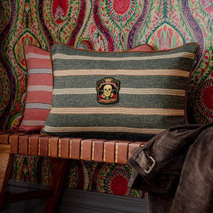 Mind The Gap Pillows OREGON STRIPES Denim Washed Cushion (LC40157)