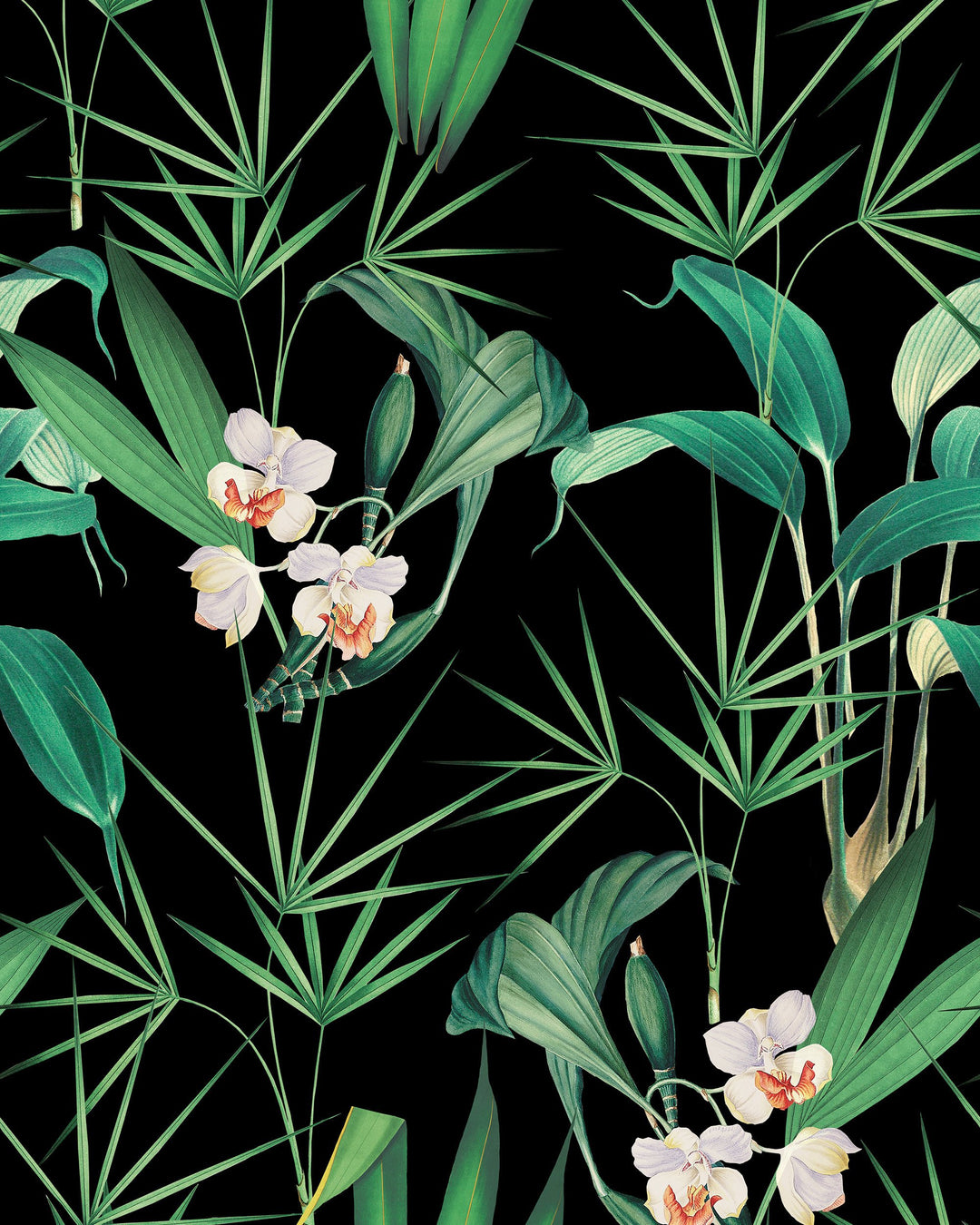 Palm Springs Anthracite wallpaper by Mind the Gap (WP20360), swatch