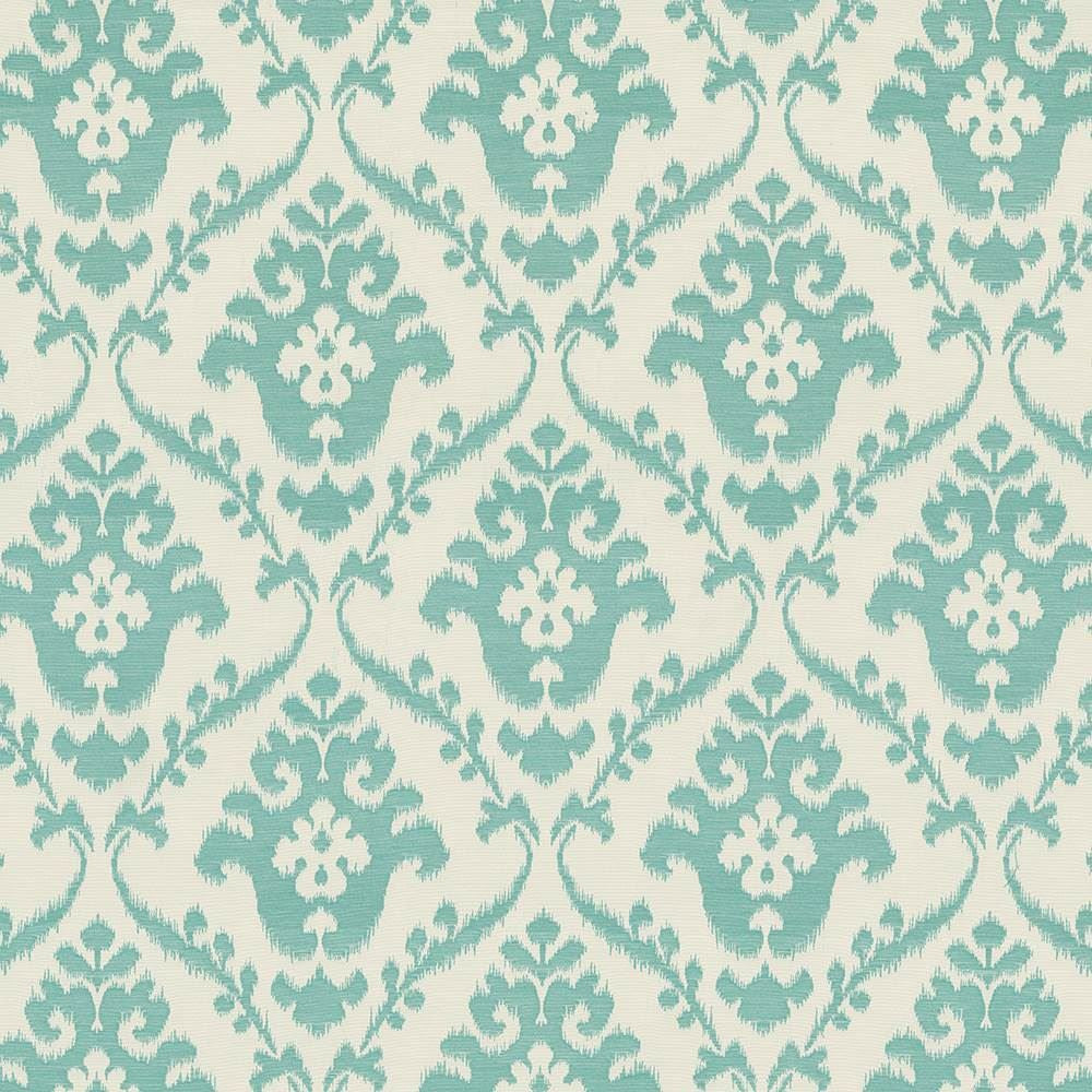 Padoba Ikat Mermaid by Kasmir Designer Fabric See sample 100% Polyester
 CHINA 10,000 Wyzenbeek Double Rubs </p><p>Repeat: Horizontal: 15 inches and Vertical: 16 4/8 inches 54 - Swanky Fabrics -