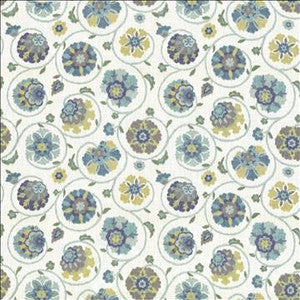 Palampore Garden Aquamarine by Kasmir Designer Fabric