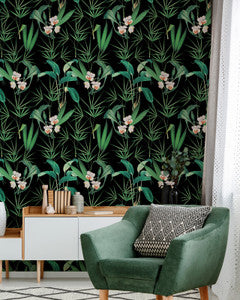 Mind The Gap Wallpaper PALM SPRINGS Anthracite (WP20360)