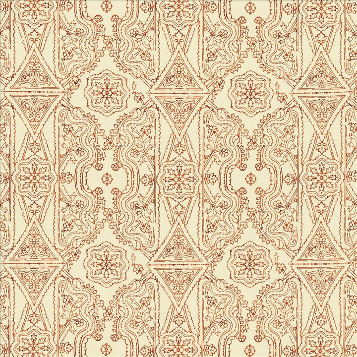 Panwar Burnt Orange  by Kasmir Designer Fabric 5155 55% Linen
45% Cotton
 CHINA 15,000 Wyzenbeek Double Rubs Horizontal: 13 5/8 inches and Vertical: 17 inches 54  - Swanky Fabrics -