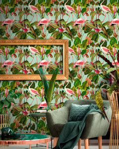 Mind The Gap Wallpaper BEVERLY HILLS Mint Wallpaper (WP20358)