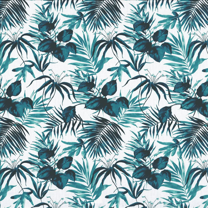 Paradise Point Teal by Kasmir Designer Fabric 1463 92% Ramie
8% Cotton
 FRANCE 10,000 Martindale Cycles </p><p>Repeat: Horizontal: 18 inches and Vertical: 24 4/8 inches 59 - Swanky Fabrics -
