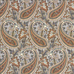 Parisi Paisley Persimmon by Kasmir Designer Fabric