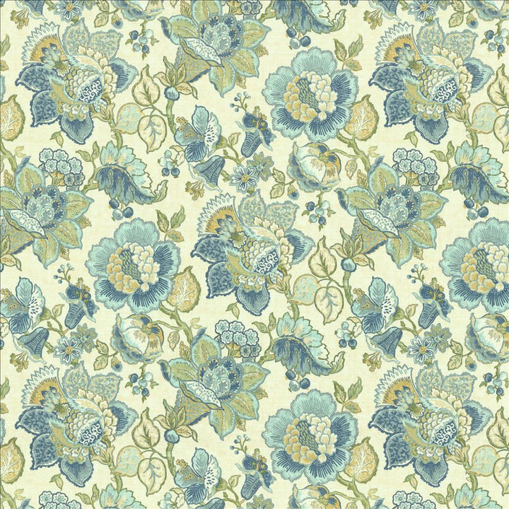 Parisian Park Waterfall by Kasmir Designer Fabric 1453 100% Cotton
 SPAIN </p><p>Repeat: Horizontal: 27 inches and Vertical: 27 inches 54 - Swanky Fabrics -