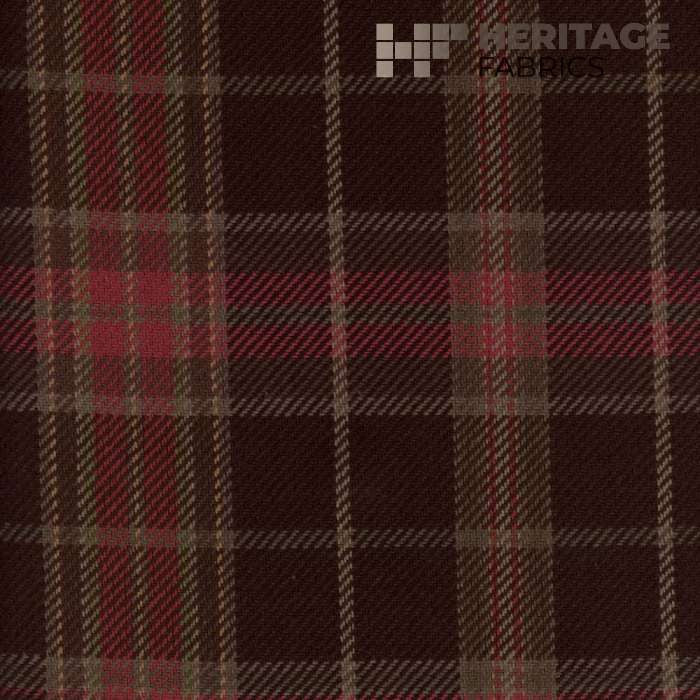 Parkhill Chestnut by Heritage Designer Fabric - 100% Cotton India 12,000 Horizontal: 9" and Vertical: 9" 54" - Swanky Fabrics -
