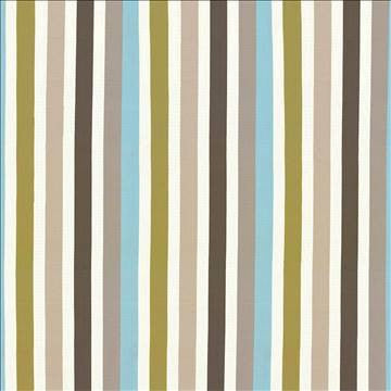 Parterre Stripe Aqua by Kasmir Designer Fabric 1427 100% Polyester INDIA Not Tested H: 13 7/8 inches, V: N/A 55 - Swanky Fabrics - Kasmir