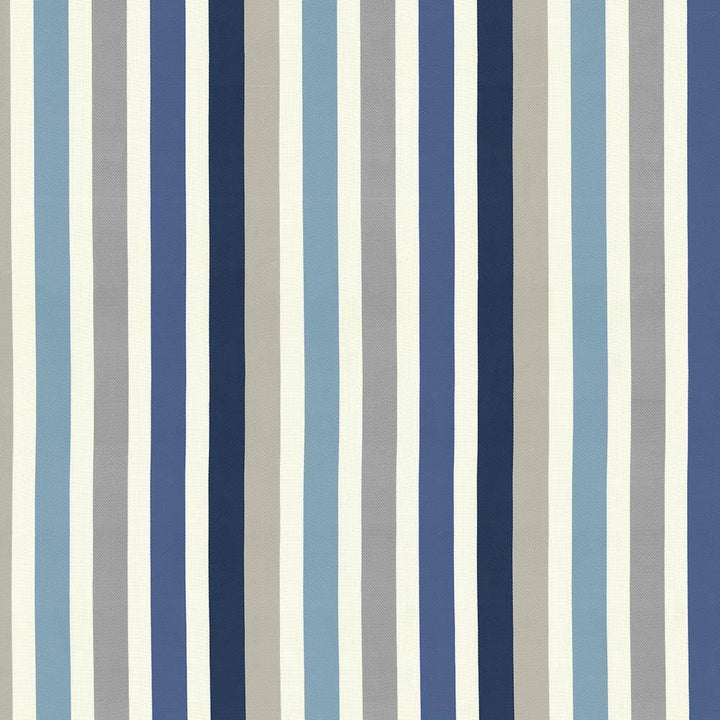 Parterre Stripe Pacific by Kasmir Designer Fabric See sample 100% Polyester
 INDIA Not Tested </p><p>Repeat: Horizontal: 13 7/8 inches and Vertical: N/A 55 - Swanky Fabrics -