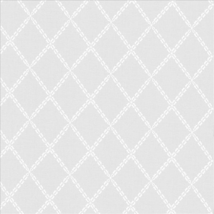 Peacekeeper White by Kasmir Designer Fabric 5108 100% Polyester TURKEY Not Tested Horizontal: 4 inches and Vertical: 3 4/8 inches 59 - 60 - Swanky Fabrics -