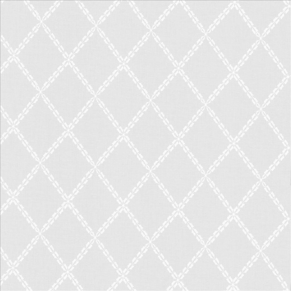 Peacekeeper White  by Kasmir Designer Fabric 5108 100% Polyester
 TURKEY Not Tested Horizontal: 4 inches and Vertical: 3 4/8 inches 59  - Swanky Fabrics -