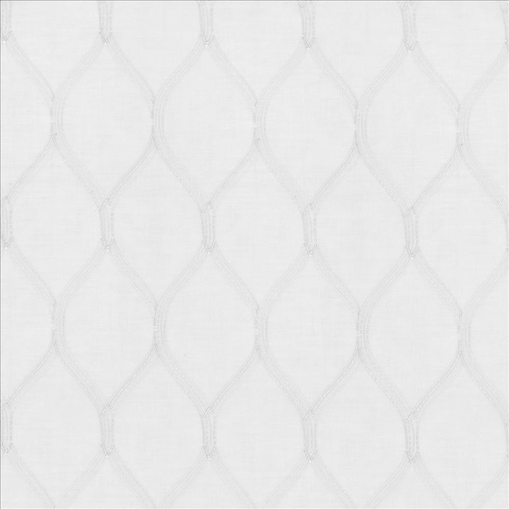 Per Se White by Kasmir Designer Fabric See sample 100% Polyester
Embroidery
100% Polyester
 TURKEY Not Tested </p><p>Repeat: Horizontal: 3 2/8 inches and Vertical: 6 6/8 inches 58 - Swanky Fabrics -