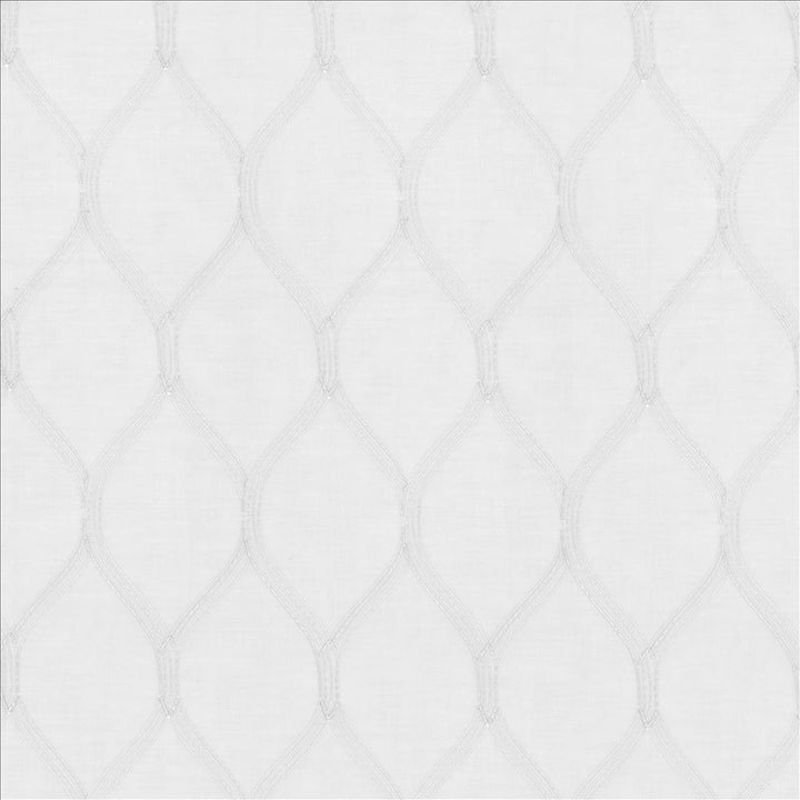 Per Se White by Kasmir Designer Fabric See sample 100% Polyester
Embroidery
100% Polyester
 TURKEY Not Tested </p><p>Repeat: Horizontal: 3 2/8 inches and Vertical: 6 6/8 inches 58 - Swanky Fabrics -