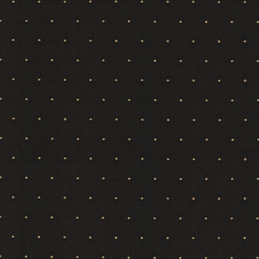 Perdido Onyx by Kasmir Designer Fabric 1462 100% Polyester
 CHINA </p><p>Repeat: Horizontal: 1 4/8 inches and Vertical: 2 2/8 inches 54 - Swanky Fabrics -