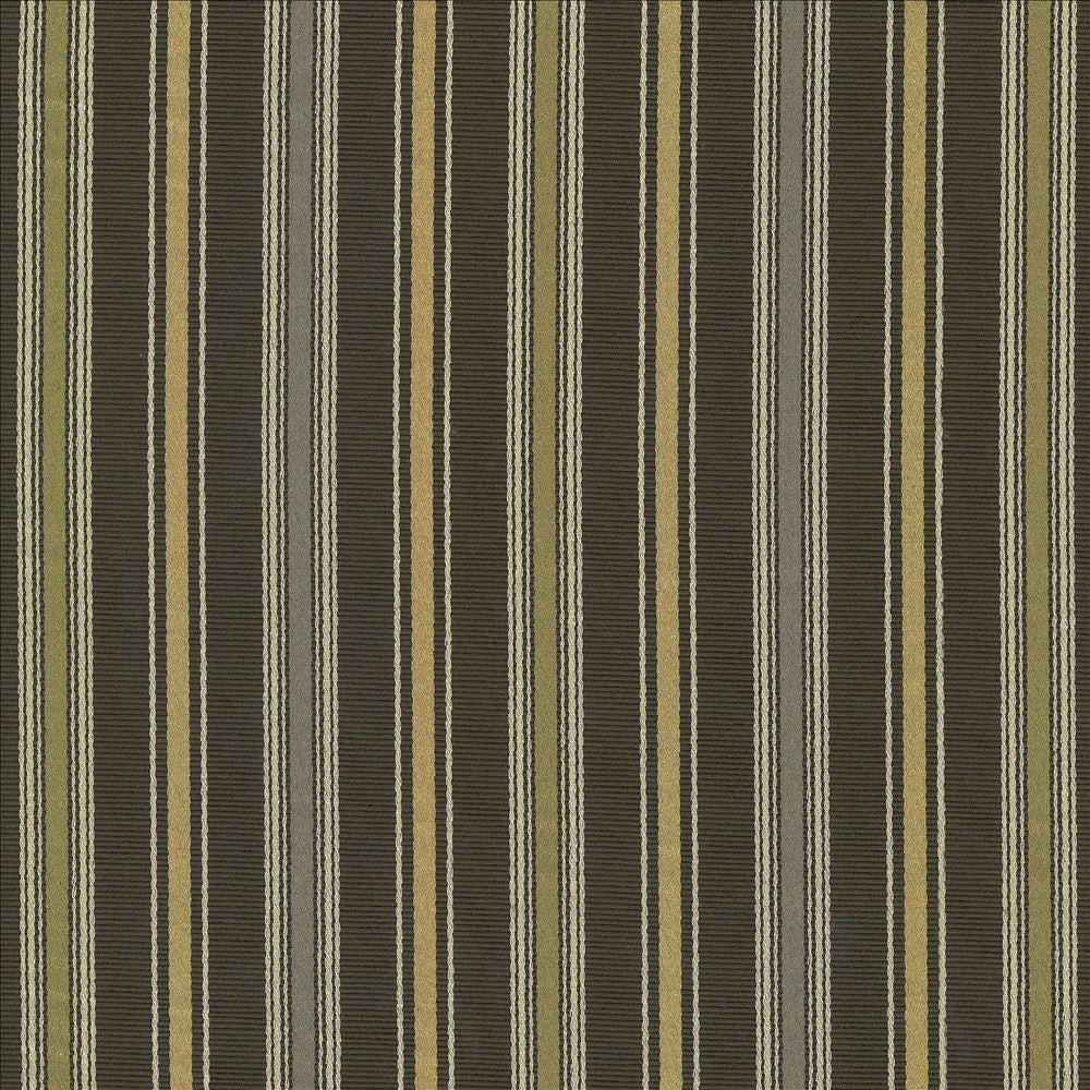 Perilla Stripe Coffee  by Kasmir Designer Fabric 5068 55% Cotton
45% Polyester
 TAIWAN 30,000 Wyzenbeek Double Rubs Horizontal: 4 4/8 inches and Vertical: N/A 54  - Swanky Fabrics -