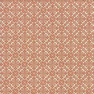 Perot Trellis Persimmon by Kasmir Designer Fabric