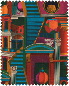 Mind The Gap Fabric PIAZZA DEGLI ARLECCHINI Linen (FB00136)