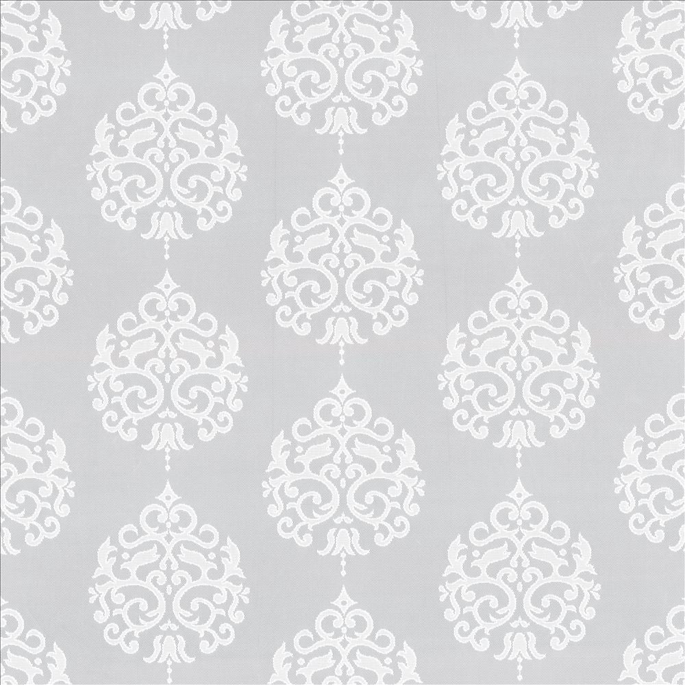 Picolino White  by Kasmir Designer Fabric 5077 100% Polyester
 TURKEY Not Tested Horizontal: 15 7/8 inches and Vertical: 11 inches 49  - Swanky Fabrics -
