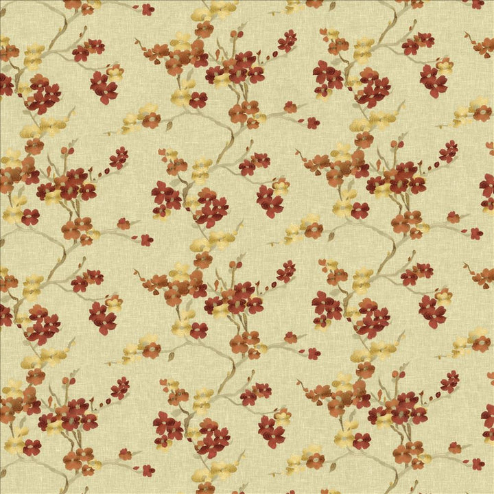 Picturesque Garden by Kasmir Designer Fabric 1450 73% Cotton 27% Polyester INDIA 15,000 Wyzenbeek Double Rubs Horizontal: 25 2/8 inches and Vertical: 18 5/8 inches 54 - Swanky Fabrics -