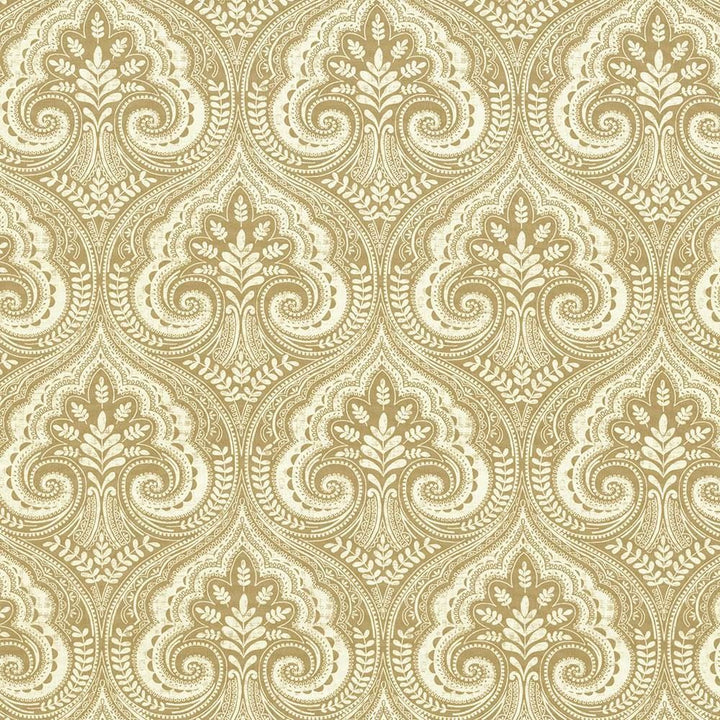 Pietro Paisley Wheat by Kasmir Designer Fabric 5105 100% Cotton
 TURKMENISTAN </p><p>Repeat: Horizontal: 13 6/8 inches and Vertical: 17 6/8 inches 54 - 55 - Swanky Fabrics -