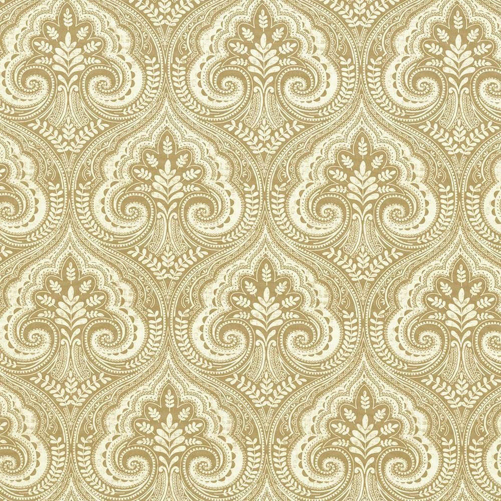 Pietro Paisley Wheat by Kasmir Designer Fabric 5105 100% Cotton
 TURKMENISTAN </p><p>Repeat: Horizontal: 13 6/8 inches and Vertical: 17 6/8 inches 54 - 55 - Swanky Fabrics -
