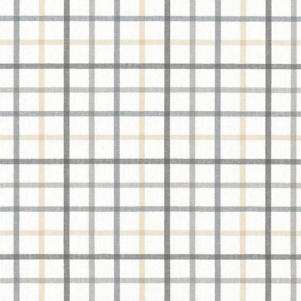 Piper Check Smoke by Kasmir Designer Fabric See sample 100% Cotton
 PORTUGAL 51,000 Wyzenbeek Double Rubs </p><p>Repeat: Horizontal: 3 4/8 inches and Vertical: 3 2/8 inches 56 - Swanky Fabrics -