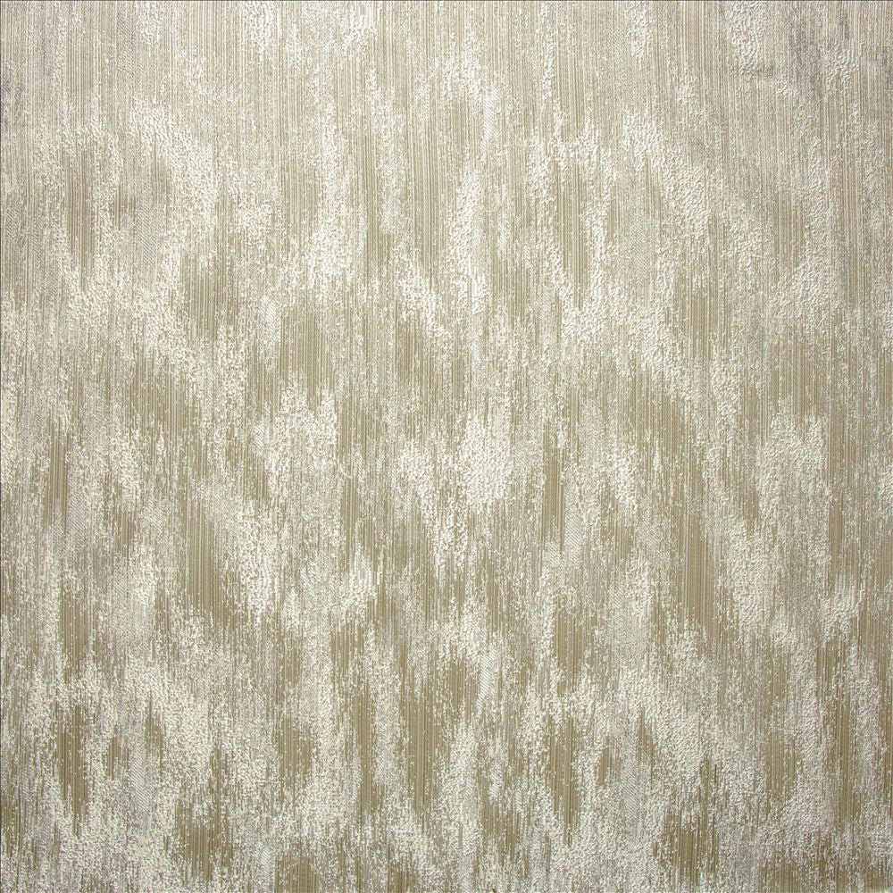 Pittock Silver by Kasmir Designer Fabric 5147 100% Polyester INDIA Not Tested Horizontal: 9 inches and Vertical: 10 4/8 inches 54 - Swanky Fabrics -
