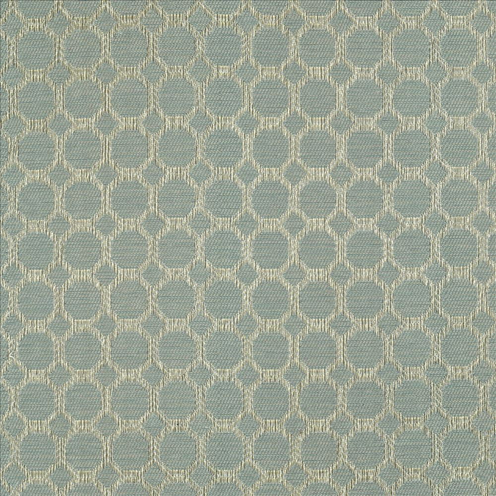 Platform Mist by Kasmir Designer Fabric See sample 100% Polyester
 CHINA 55,000 Wyzenbeek Double Rubs </p><p>Repeat: Horizontal: 1 4/8 inches and Vertical: 1 4/8 inches 53 - Swanky Fabrics -