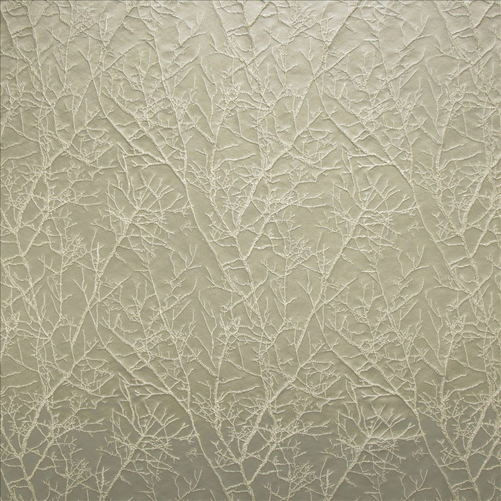 Pleased Platinum by Kasmir Designer Fabric 5147 100% Polyester INDIA 30,000 Wyzenbeek Double Rubs Horizontal: 13 6/8 inches and Vertical: 13 6/8 inches 54 - Swanky Fabrics -