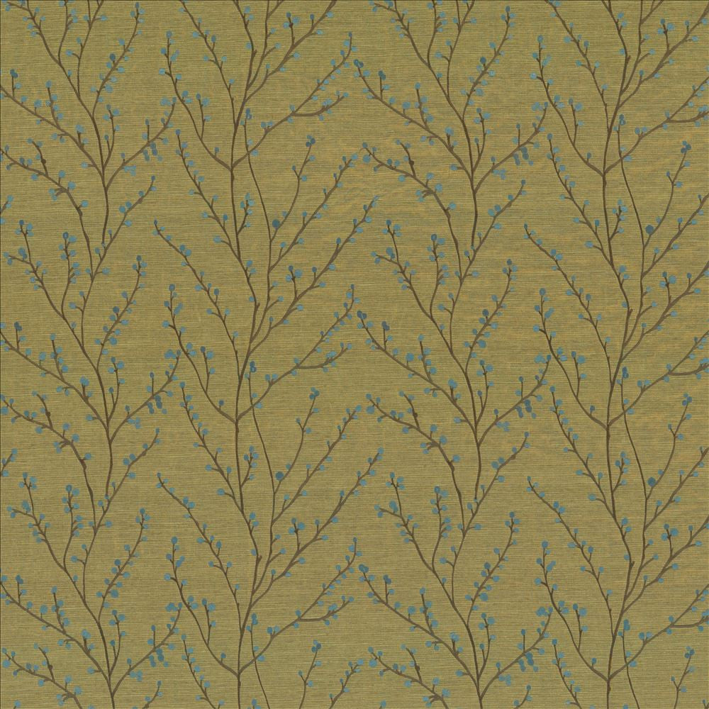 Plum Grove Celeriac  by Kasmir Designer Fabric 1442 87% Rayon
13% Polyester
Embroidery
100% Polyester
 INDIA 9,000 Wyzenbeek Double Rubs Horizontal: 17 3/8 inches and Vertical: 15 4/8 inches 52  - Swanky Fabrics -