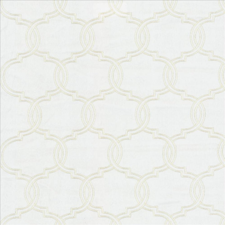 Portal Off White by Kasmir Designer Fabric See sample 65% Cotton
35% Polyester
 CHINA Not Tested </p><p>Repeat: Horizontal: 4 2/8 inches and Vertical: 5 6/8 inches 59 - Swanky Fabrics -