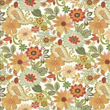 Preston Hollow Tiger Lilly by Kasmir Designer Fabric 1434 100% Cotton INDONESIA 15,000 Wyzenbeek Double Rubs H: 27 inches, V: 25 2/8 inches 54 - 55 - Swanky Fabrics - Kasmir
