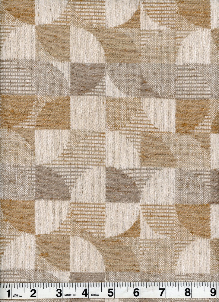Prospect Sand by Heritage Fabric - 86% Polyester; 14% Cotton - India - 15,001-30,000 double rubs - V: 8  H: 6.75 - 54" - Fabric Carolina -