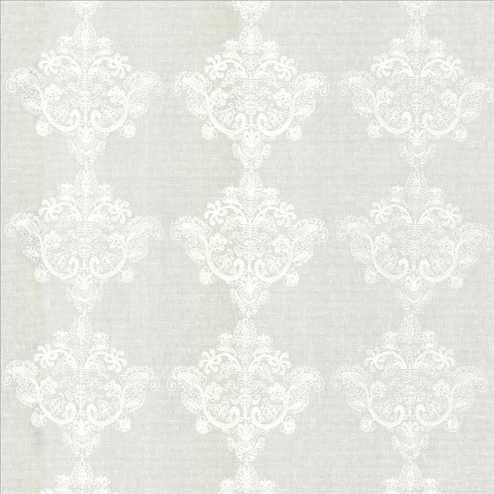 Provence Ivory  by Kasmir Designer Fabric 1444 100% Polyester
Embroidery
100% Polyester
 CHINA  Horizontal: 11 6/8 inches and Vertical: 9 7/8 inches 95  - Swanky Fabrics -