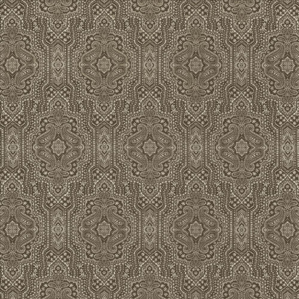 Purana Paisley Slate by Kasmir Designer Fabric 5113 100% Cotton
 USA </p><p>Repeat: Horizontal: 13 4/8 inches and Vertical: 25 2/8 inches 54 - Swanky Fabrics -