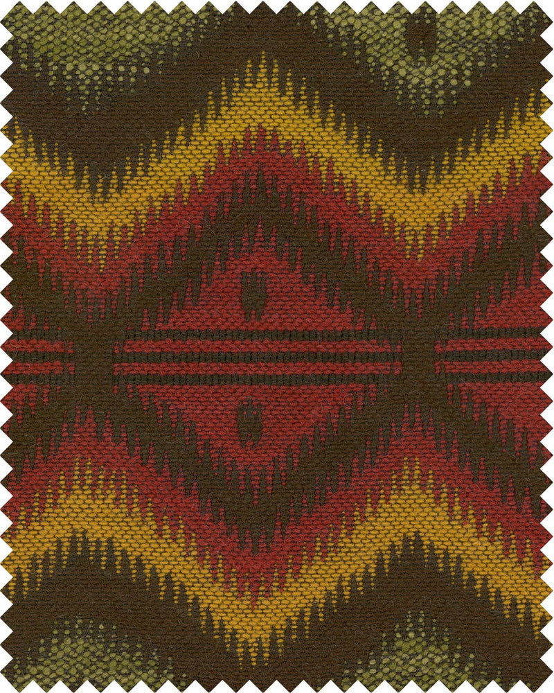 Pyramidenspitze Woven Fabric by Mind the Gap Designer Fabric TYROL APRES-SKI HOME COLLECTION 35% Cotton, 23% Wool, 42% other fibres Made in Belgium W 46cm x L 57cm / W 18.1in x L 22.4in 55.51 - Swanky Fabrics -