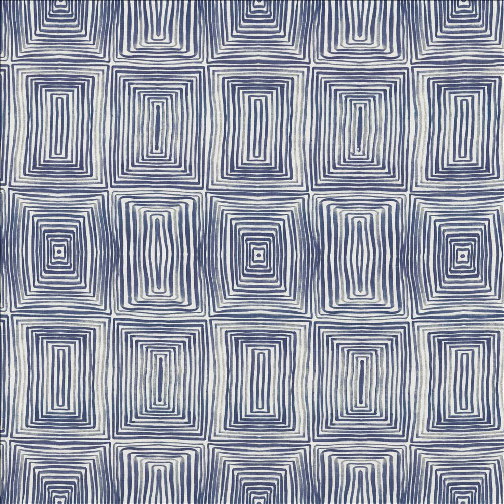 Quadri Blue  by Kasmir Designer Fabric 1454 100% Linen
 POLAND 15,000 Wyzenbeek Double Rubs Horizontal: 13 4/8 inches and Vertical: 17 6/8 inches 54  - Swanky Fabrics -
