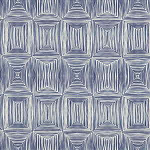 Quadri Blue by Kasmir Designer Fabric