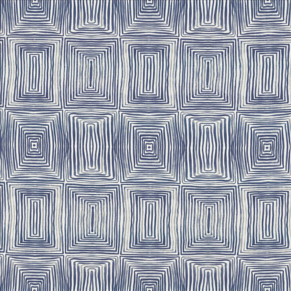 Quadri Blue by Kasmir Designer Fabric 1454 100% Linen
 POLAND 15,000 Wyzenbeek Double Rubs </p><p>Repeat: Horizontal: 13 4/8 inches and Vertical: 17 6/8 inches 54 - Swanky Fabrics -