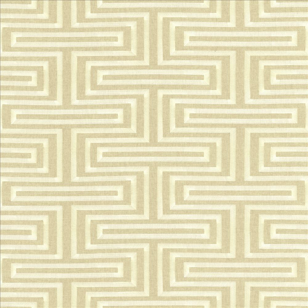 Quandary Pearl by Kasmir Designer Fabric 1450 70% Polyester
30% Linen
 INDIA </p><p>Repeat: Horizontal: 26 inches and Vertical: 12 2/8 inches 54 - Swanky Fabrics -