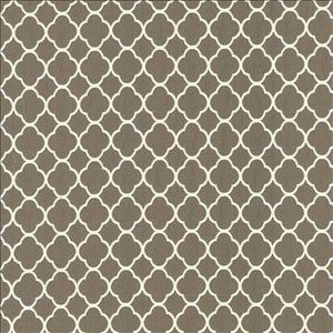 Quatrefoil Maze Patina by Kasmir Designer Fabric
