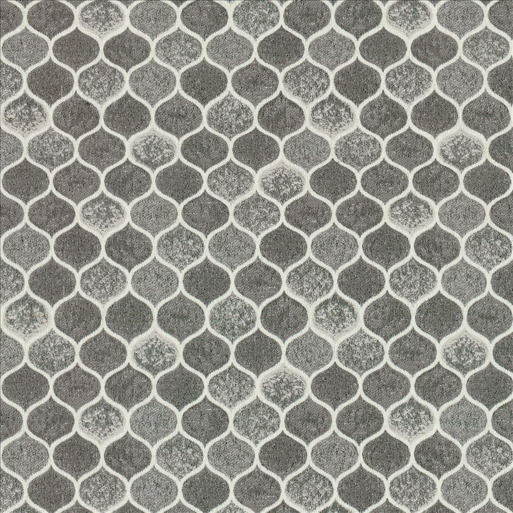 Quinlan Steel by Kasmir Designer Fabric See sample 100% Polyester
 MEXICO 40,000 Wyzenbeek Double Rubs </p><p>Repeat: Horizontal: 9 5/8 inches and Vertical: 6 4/8 inches 54 - Swanky Fabrics -