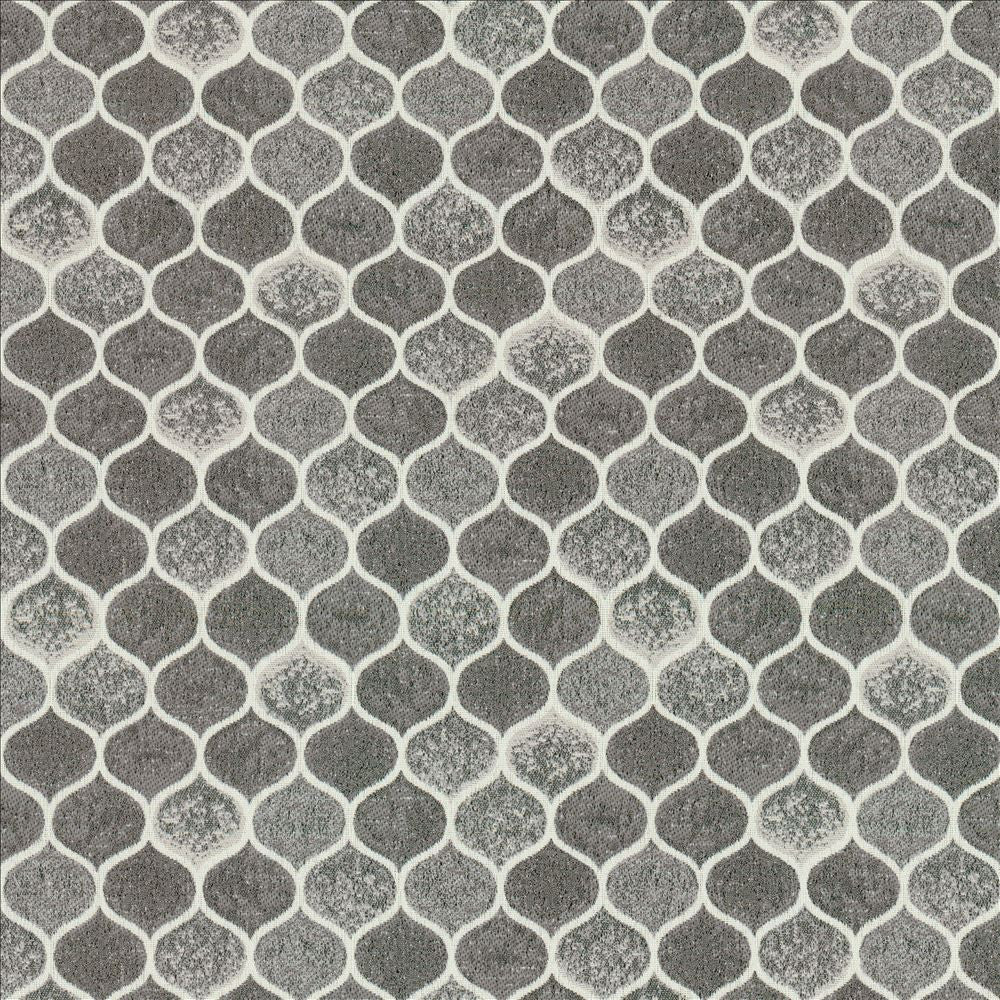 Quinlan Steel by Kasmir Designer Fabric 1457 100% Polyester
 MEXICO 40,000 Wyzenbeek Double Rubs </p><p>Repeat: Horizontal: 9 5/8 inches and Vertical: 6 4/8 inches 54 - Swanky Fabrics -