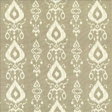Raga Ikat Sand Dollar by Kasmir Designer Fabric 5062 100% Cotton TURKMENISTAN 15,000 Wyzenbeek Double Rubs H: 27 inches, V: 13 4/8 inches 54 - 55 - Swanky Fabrics - Kasmir