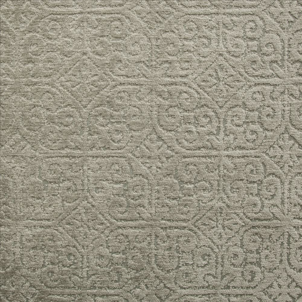 Randers Silver by Kasmir Designer Fabric 5141 77% Viscose
23% Polyester
 INDIA </p><p>Repeat: Horizontal: 6 6/8 inches and Vertical: 6 6/8 inches 54 - Swanky Fabrics -