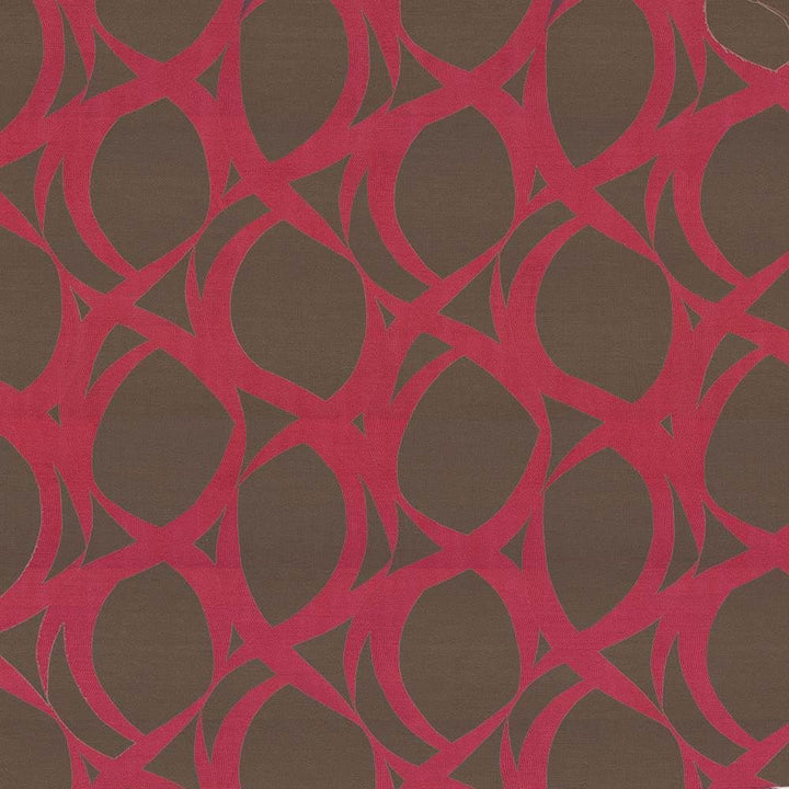 Ravello Raspberry  by Kasmir Designer Fabric 1428 100% Polyester
 INDIA Not Tested Horizontal: 13 7/8 inches and Vertical: 20 7/8 inches 55  - Swanky Fabrics -