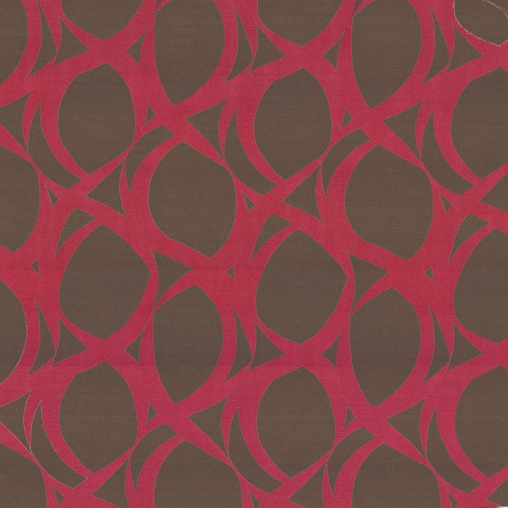 Ravello Raspberry by Kasmir Designer Fabric 1428 100% Polyester
 INDIA Not Tested </p><p>Repeat: Horizontal: 13 7/8 inches and Vertical: 20 7/8 inches 55 - Swanky Fabrics -